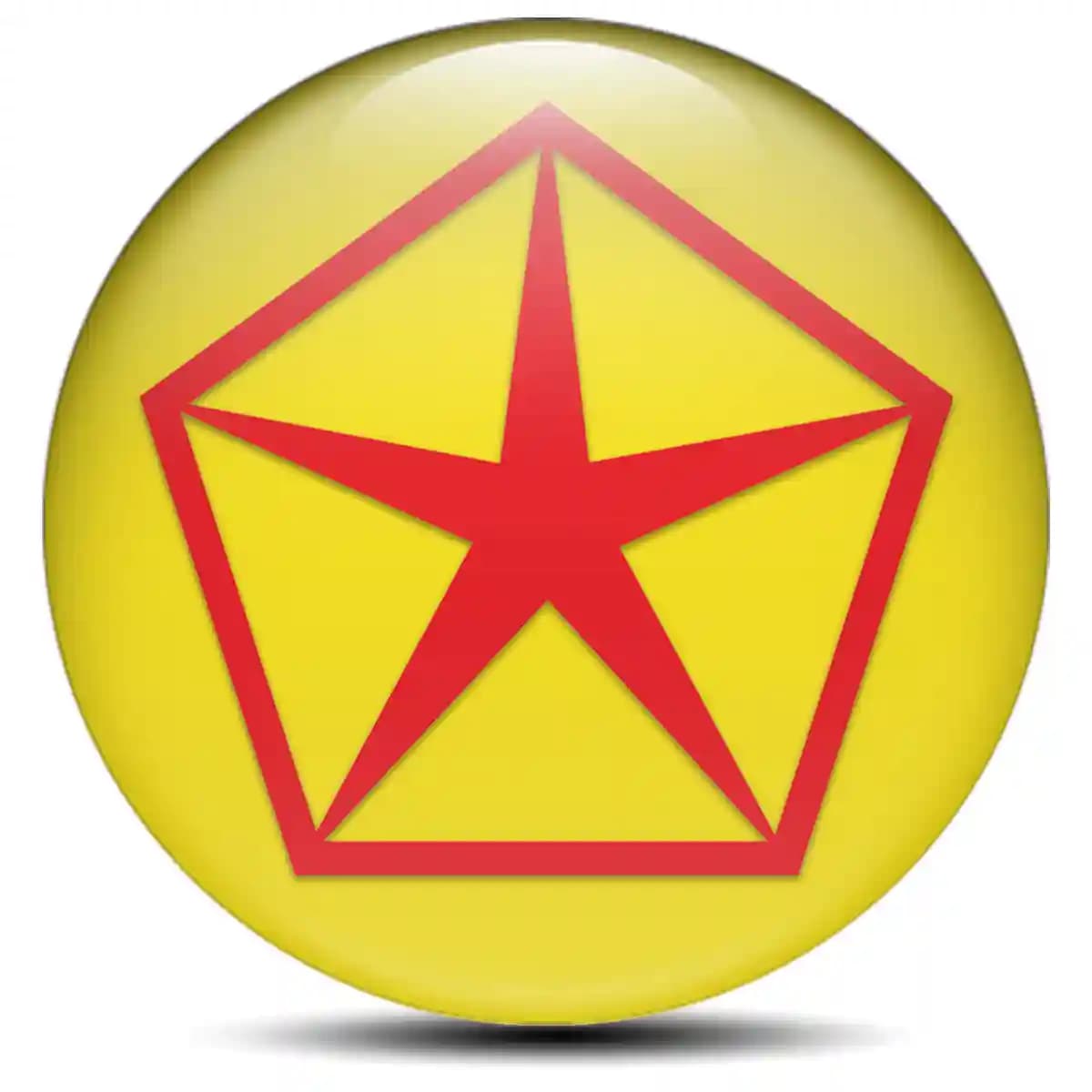 Chrysler Wheel Emblem Self-Adhesive Stylish Design