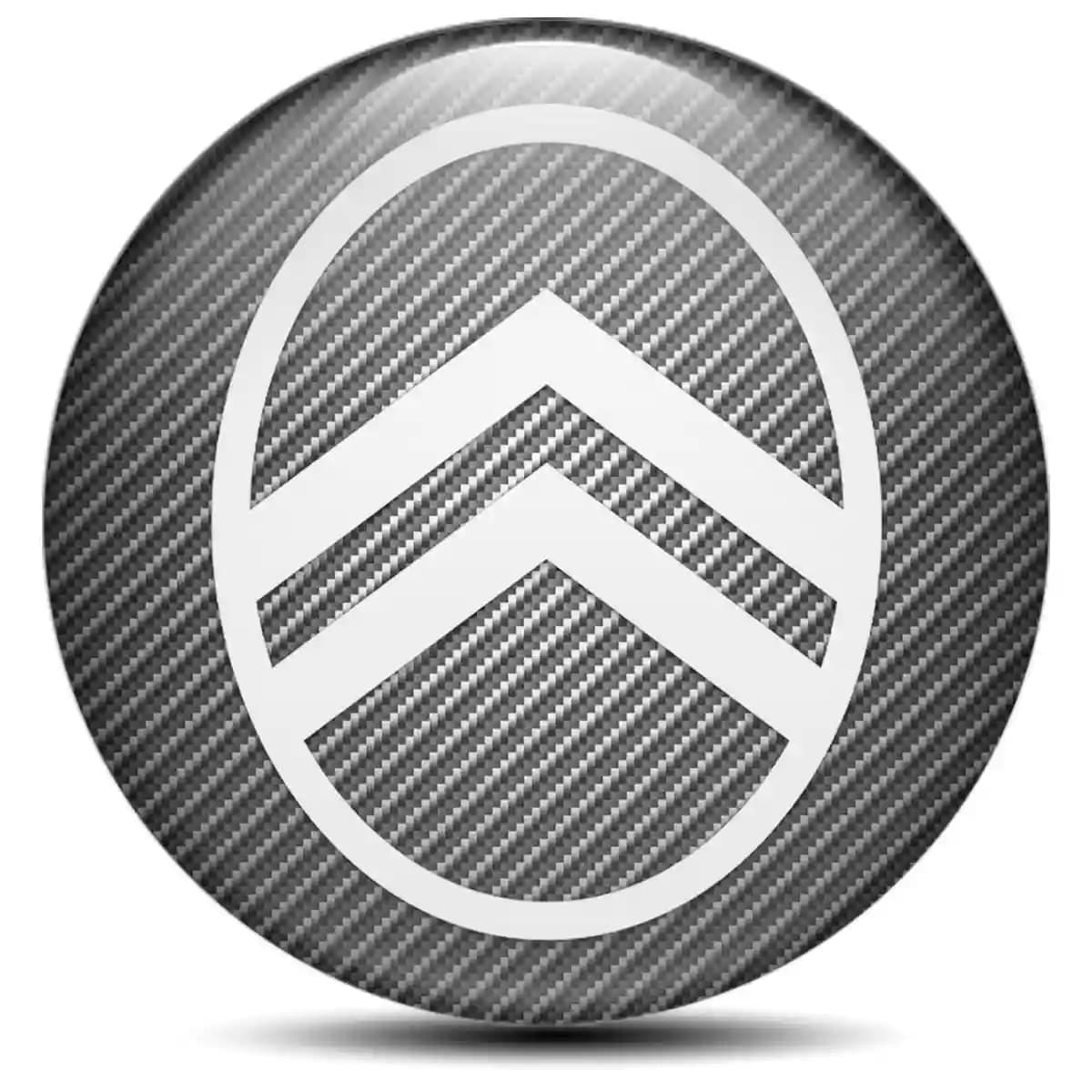 Citroen Domed Sticker Stylish Design