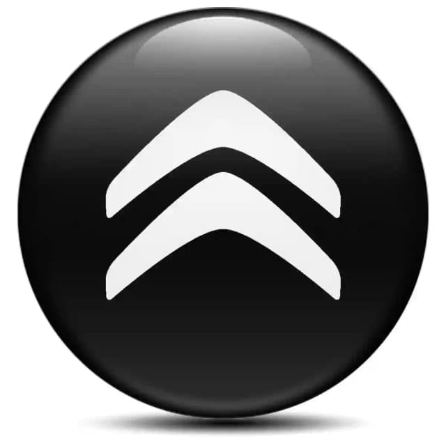 Citroen Emblem Center Hub Cap Self-Adhesive Stylish Design