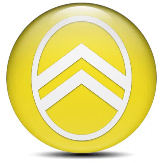 Citroen Logo Sticker Stylish Design