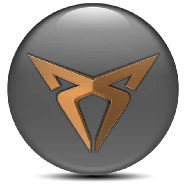 Cupra Badge Emblems Center Cap Stylish Design