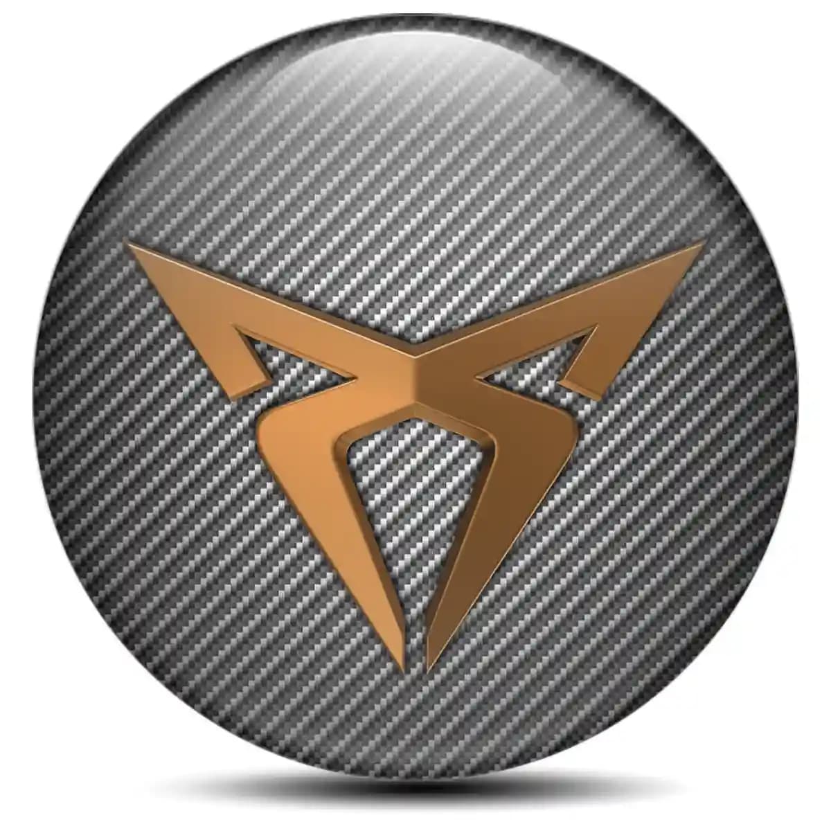 Cupra Domed Emblem Self-Adhesive Stylish Design