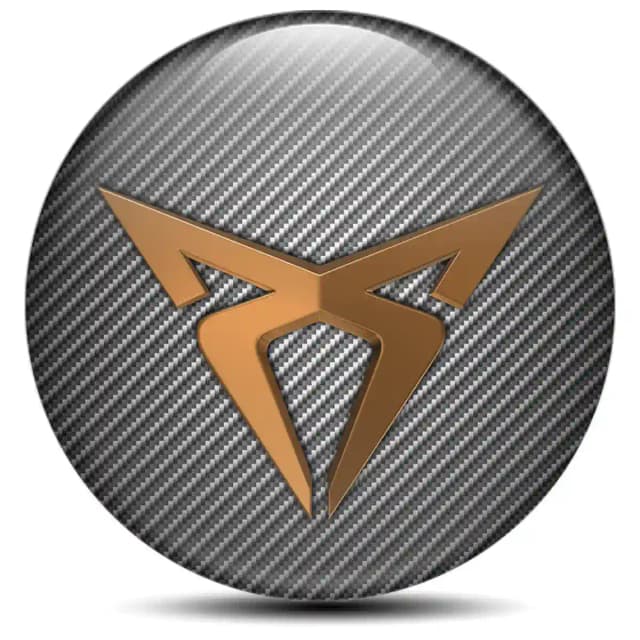 Cupra Domed Emblem Self-Adhesive Stylish Design