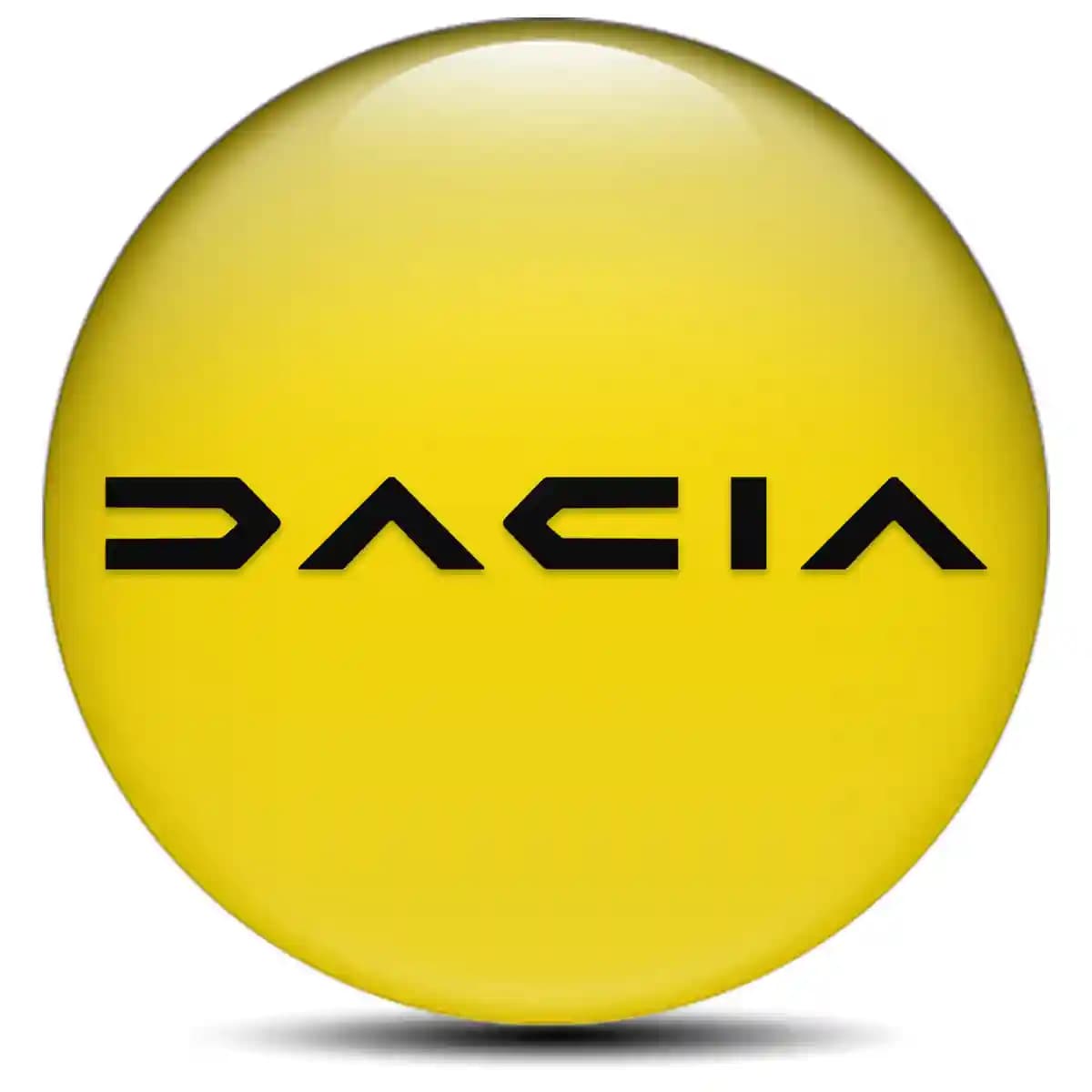 Dacia Domed Sticker Stylish Design