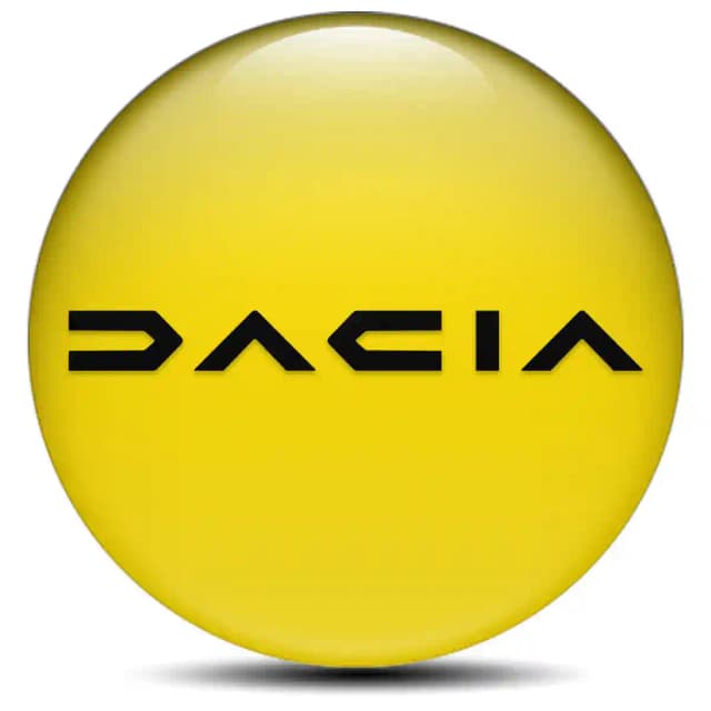 Dacia Domed Sticker Stylish Design