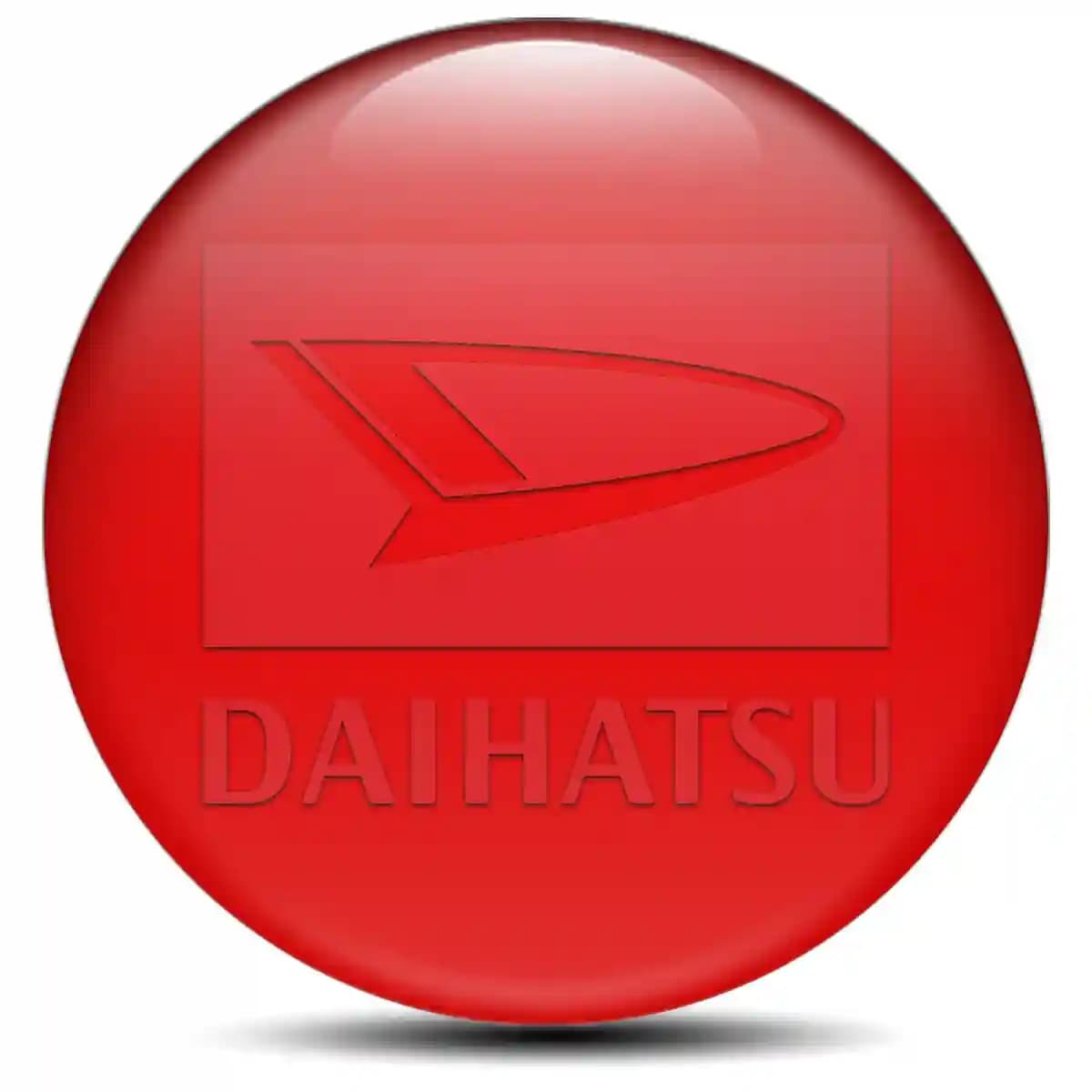 Daihatsu Domed Sticker Self-Adhesive Stylish Design
