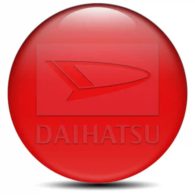 Daihatsu Domed Sticker Self-Adhesive Stylish Design