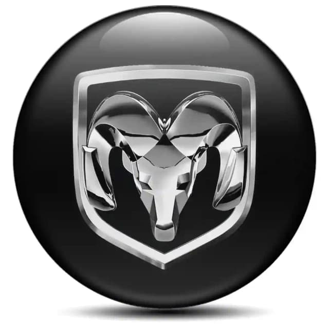 Dodge Badge Emblems Center Cap Stylish Design