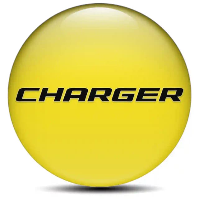 Dodge Charger Domed Sticker Stylish Design