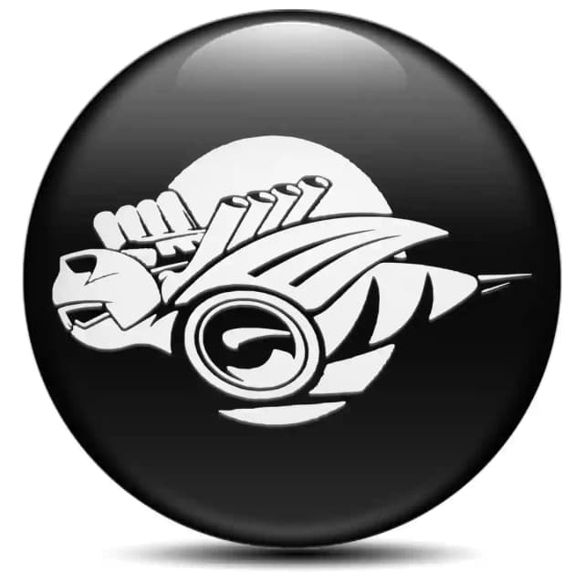 Dodge Domed Emblem Self-Adhesive High Quality