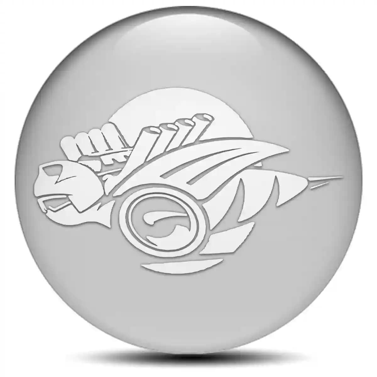 Dodge Domed Emblem Self-Adhesive Stylish Design