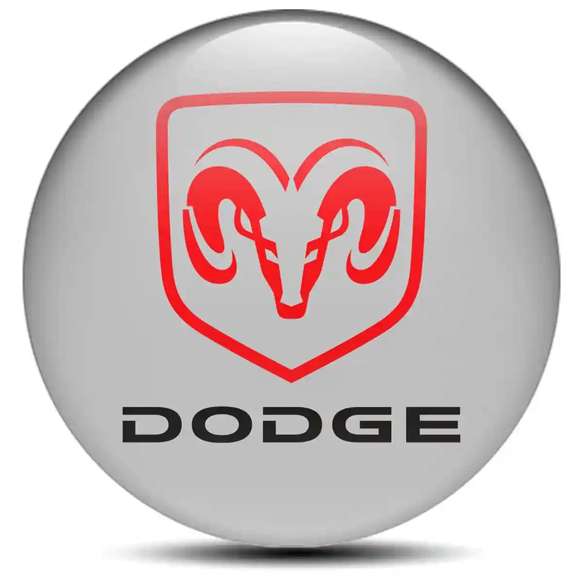 Dodge Domed Emblem Stylish Design