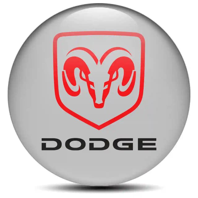 Dodge Domed Emblem Stylish Design