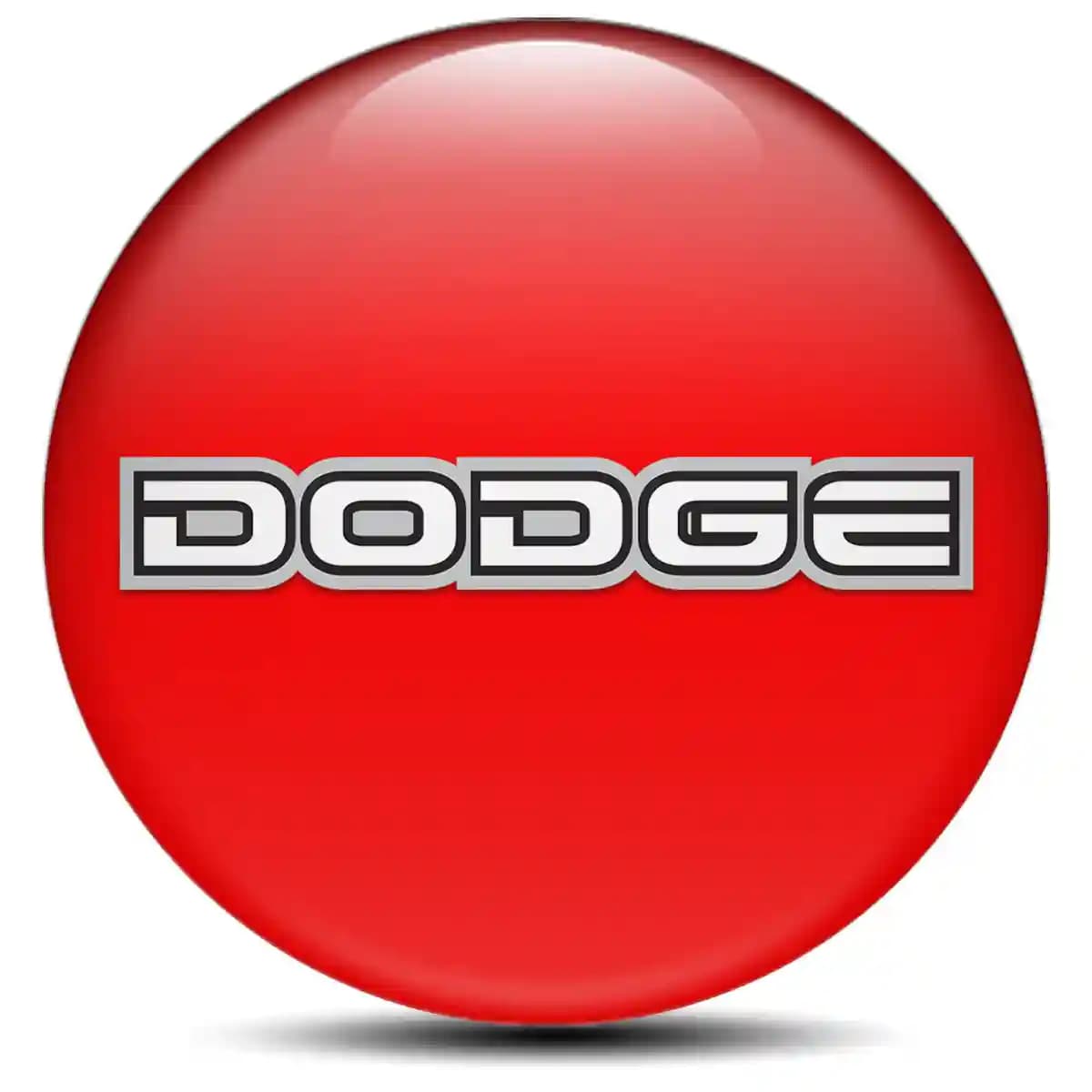 Dodge Domed Sticker Self-Adhesive High Quality