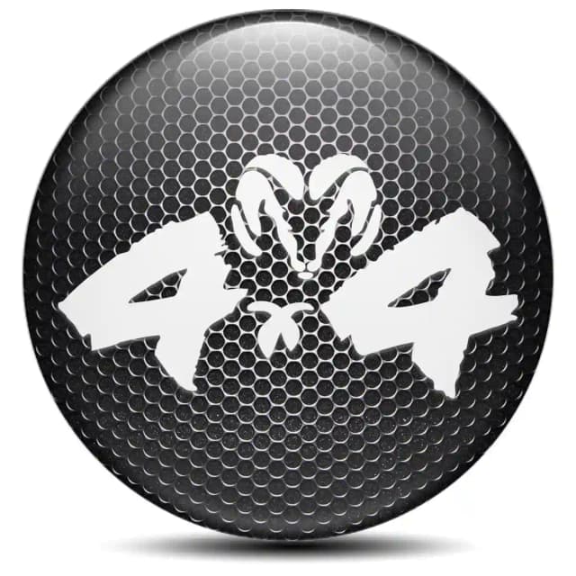 Dodge Domed Sticker Self-Adhesive Stylish Design