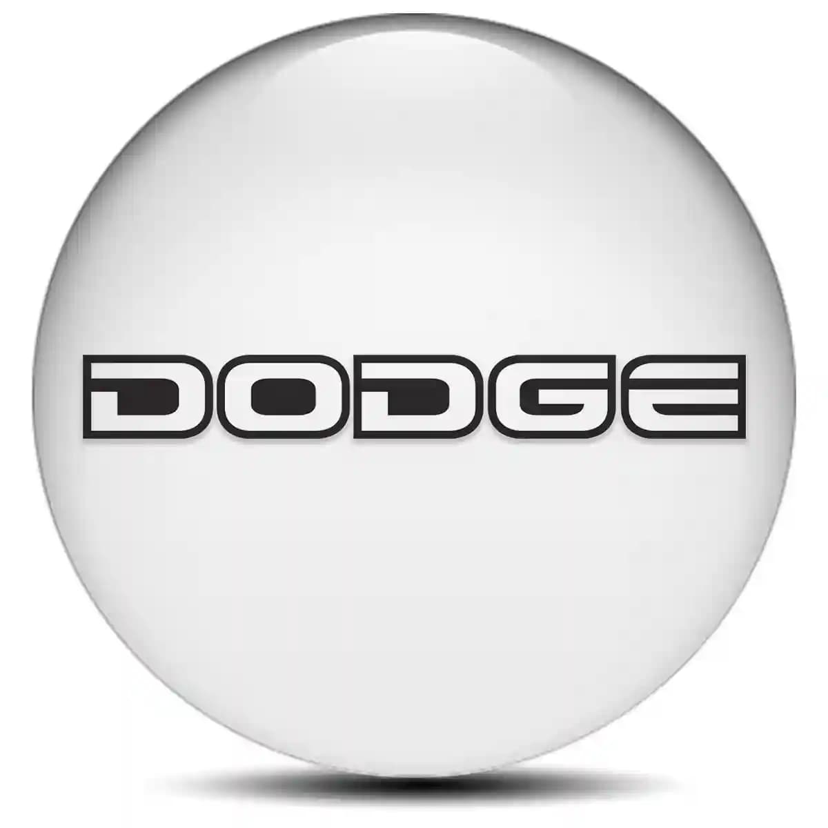 Dodge Domed Sticker Stylish Design
