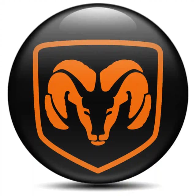 Dodge Emblem Center Hub Cap Self-Adhesive High Quality