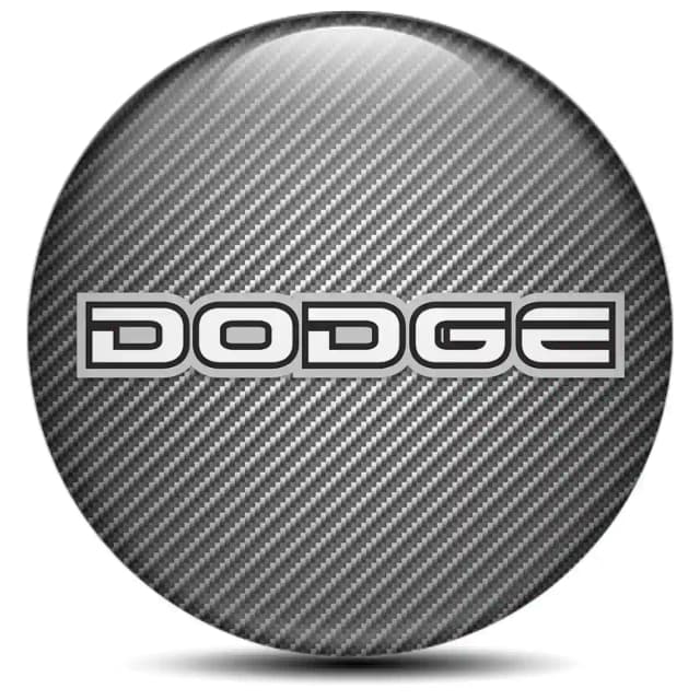 Dodge Emblem Center Hub Cap Self-Adhesive Stylish Design
