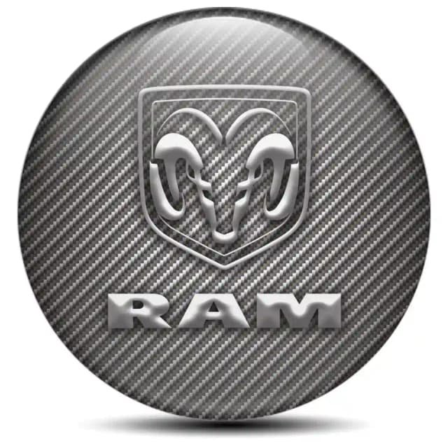 Dodge Ram Domed Emblem Stylish Design