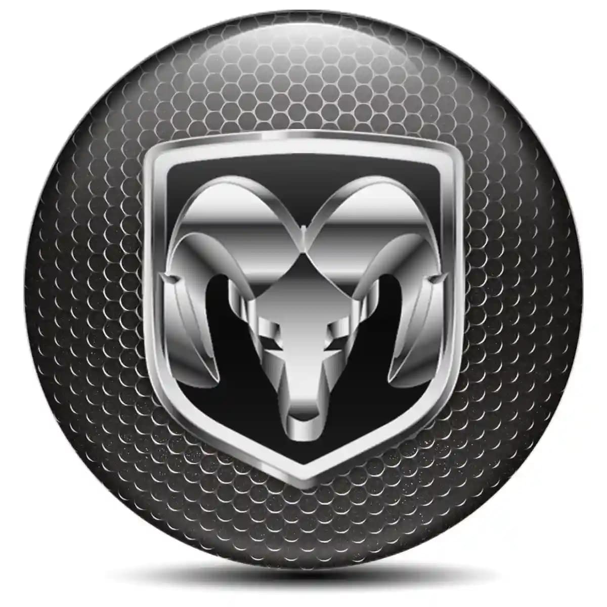 Dodge Ram Emblem Center Hub Cap Self-Adhesive Stylish Design