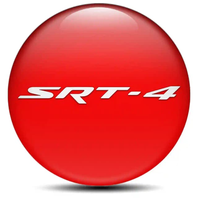 Dodge SRT Domed Sticker Stylish Design