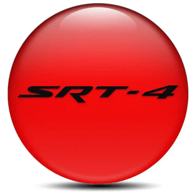 Dodge SRT Wheel Emblem Self-Adhesive Stylish Design