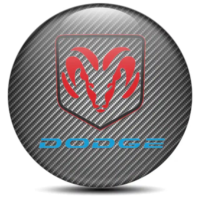 Dodge Sticker Epoxy 3D Gel Stylish Design
