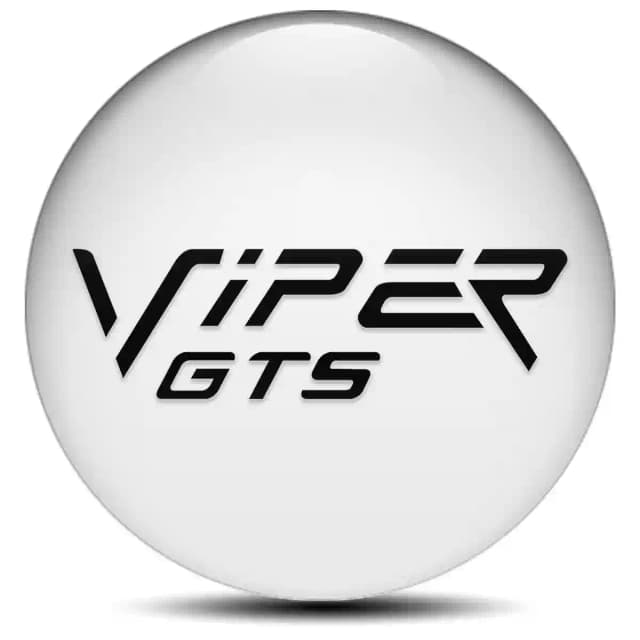 Dodge Viper Domed Emblem High Quality