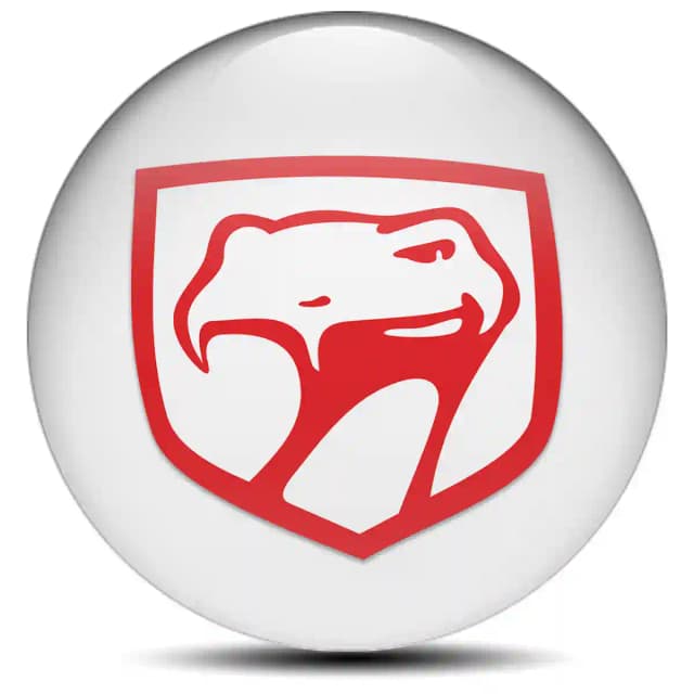 Dodge Viper Domed Emblem Self-Adhesive High Quality