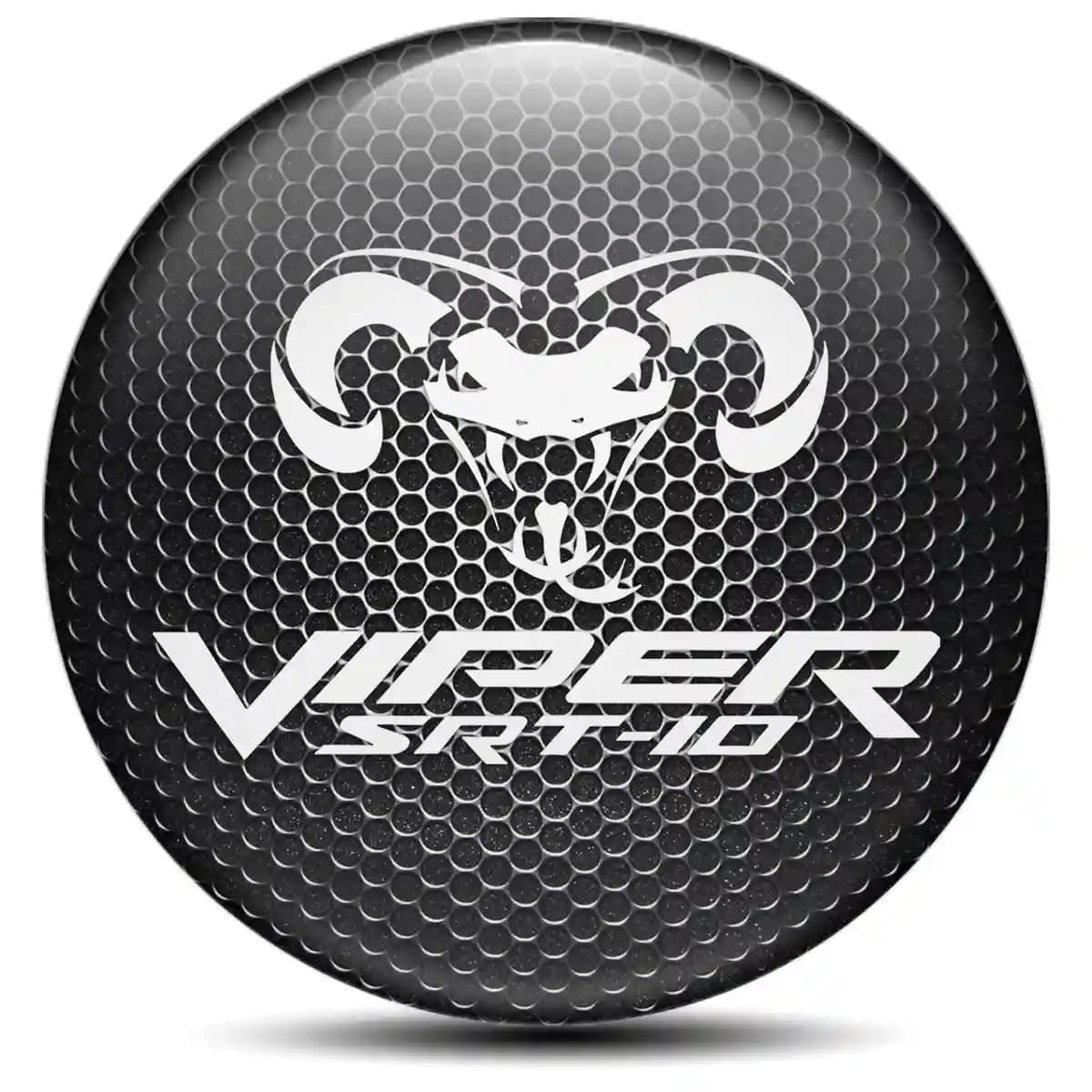 Dodge Viper Domed Emblem Self-Adhesive Stylish Design