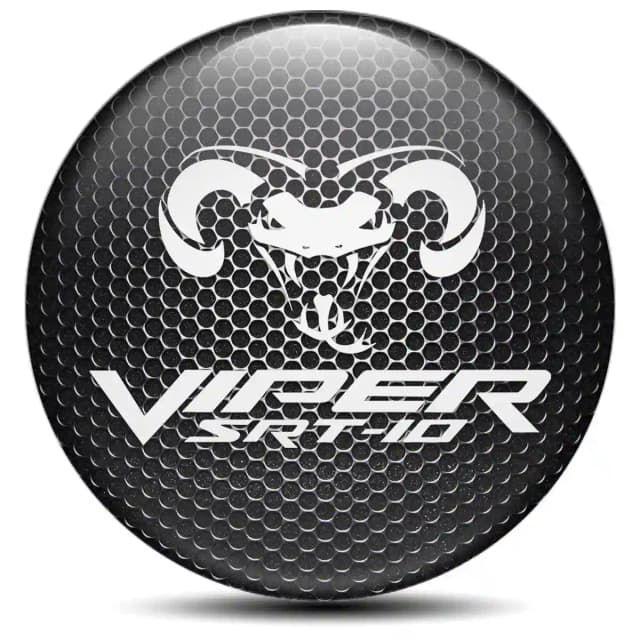 Dodge Viper Domed Emblem Self-Adhesive Stylish Design