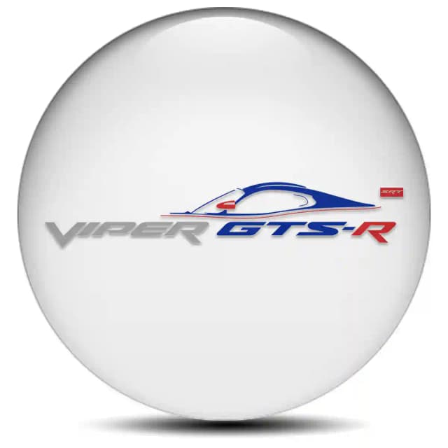 Dodge Viper Domed Emblem Stylish Design