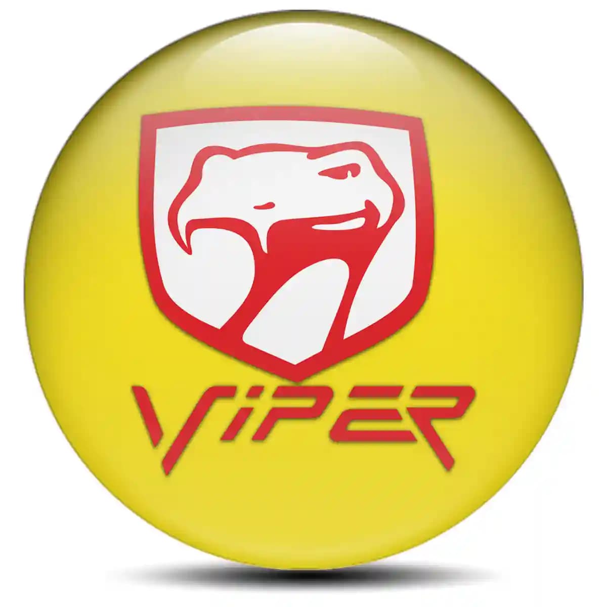 Dodge Viper Domed Sticker High Quality