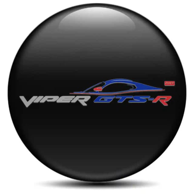 Dodge Viper Domed Sticker Premium Edition