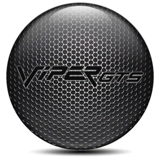 Dodge Viper Domed Sticker Self-Adhesive High Quality