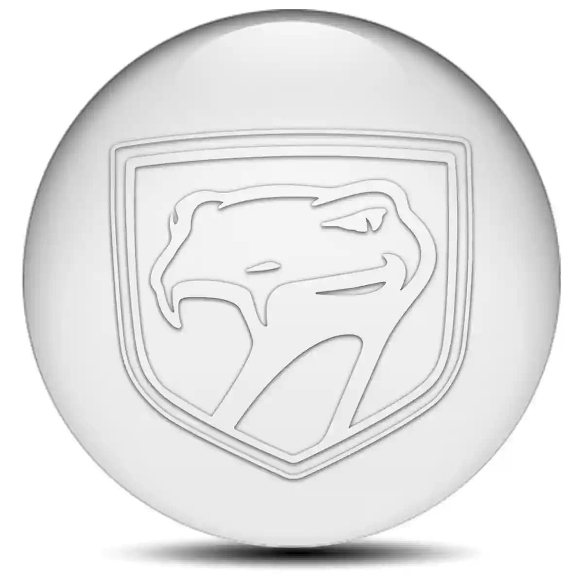 Dodge Viper Domed Sticker Self-Adhesive Premium Edition