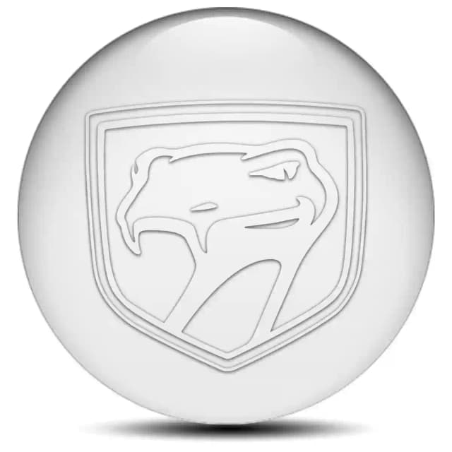 Dodge Viper Domed Sticker Self-Adhesive Premium Edition