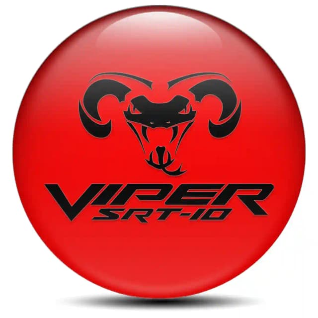 Dodge Viper Emblem Badge Premium Edition