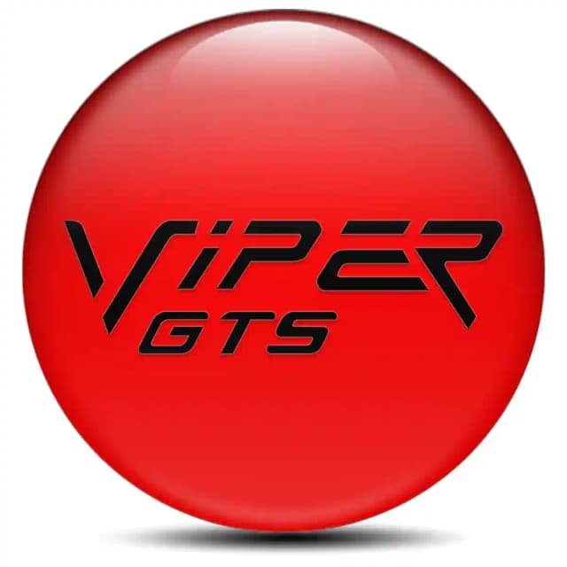 Dodge Viper Emblem Center Hub Cap Self-Adhesive Stylish Design
