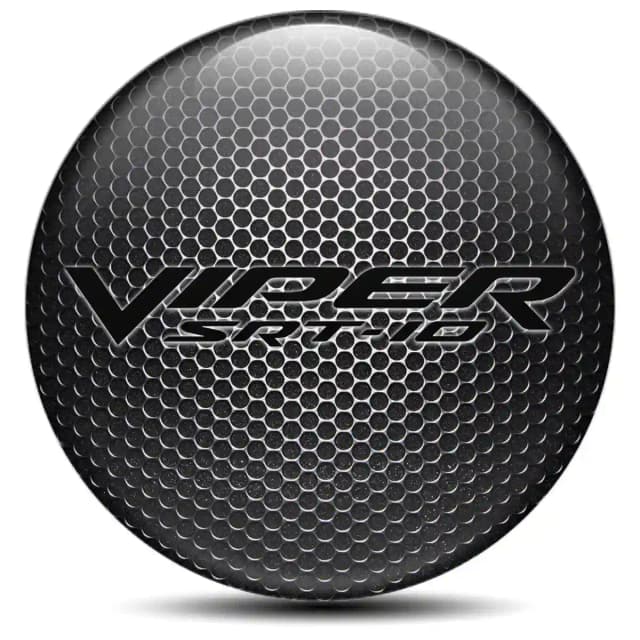 Dodge Viper Emblem Wheel Center Caps Premium Quality