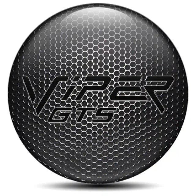 Dodge Viper Epoxy Sticker Premium Edition