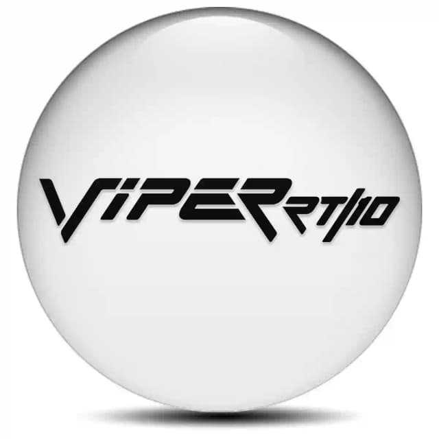Dodge Viper Epoxy Sticker Stylish Design