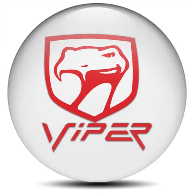 Dodge Viper Sticker Epoxy 3D Gel Stylish Design