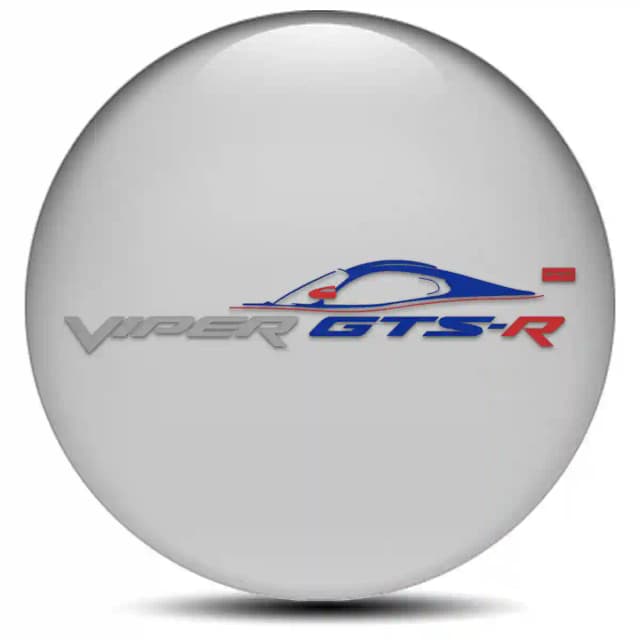 Dodge Viper Wheel Emblem Self-Adhesive Stylish Design