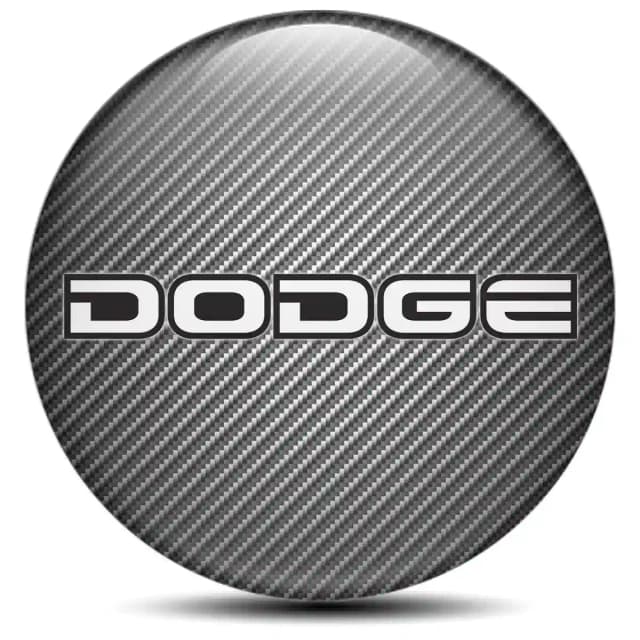 Dodge Wheel Emblem Self-Adhesive Stylish Design