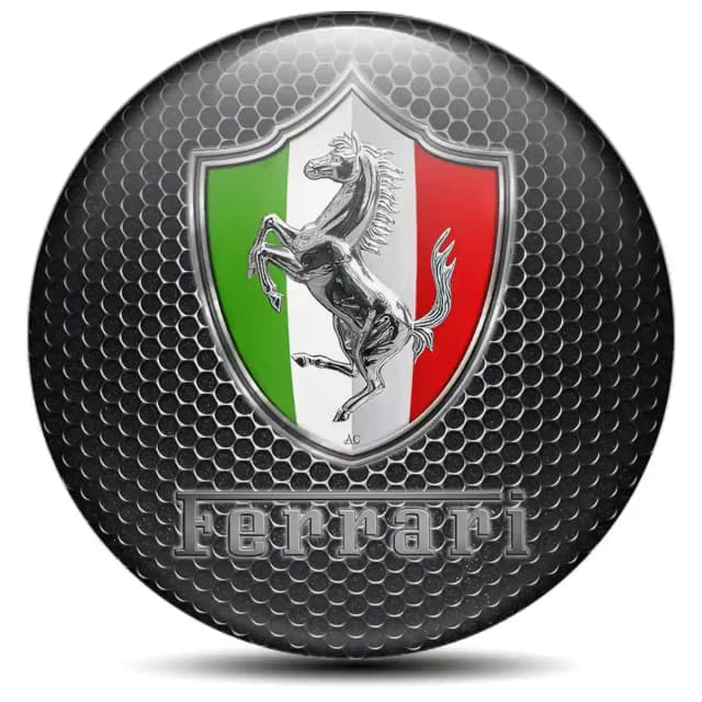 Ferrari Badge Emblems Center Cap Stylish Design