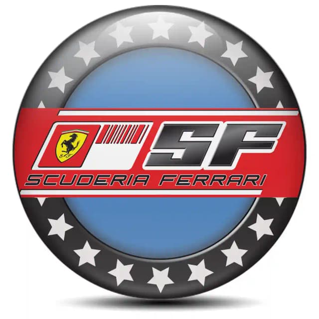 Ferrari Domed Emblem Self-Adhesive High Quality