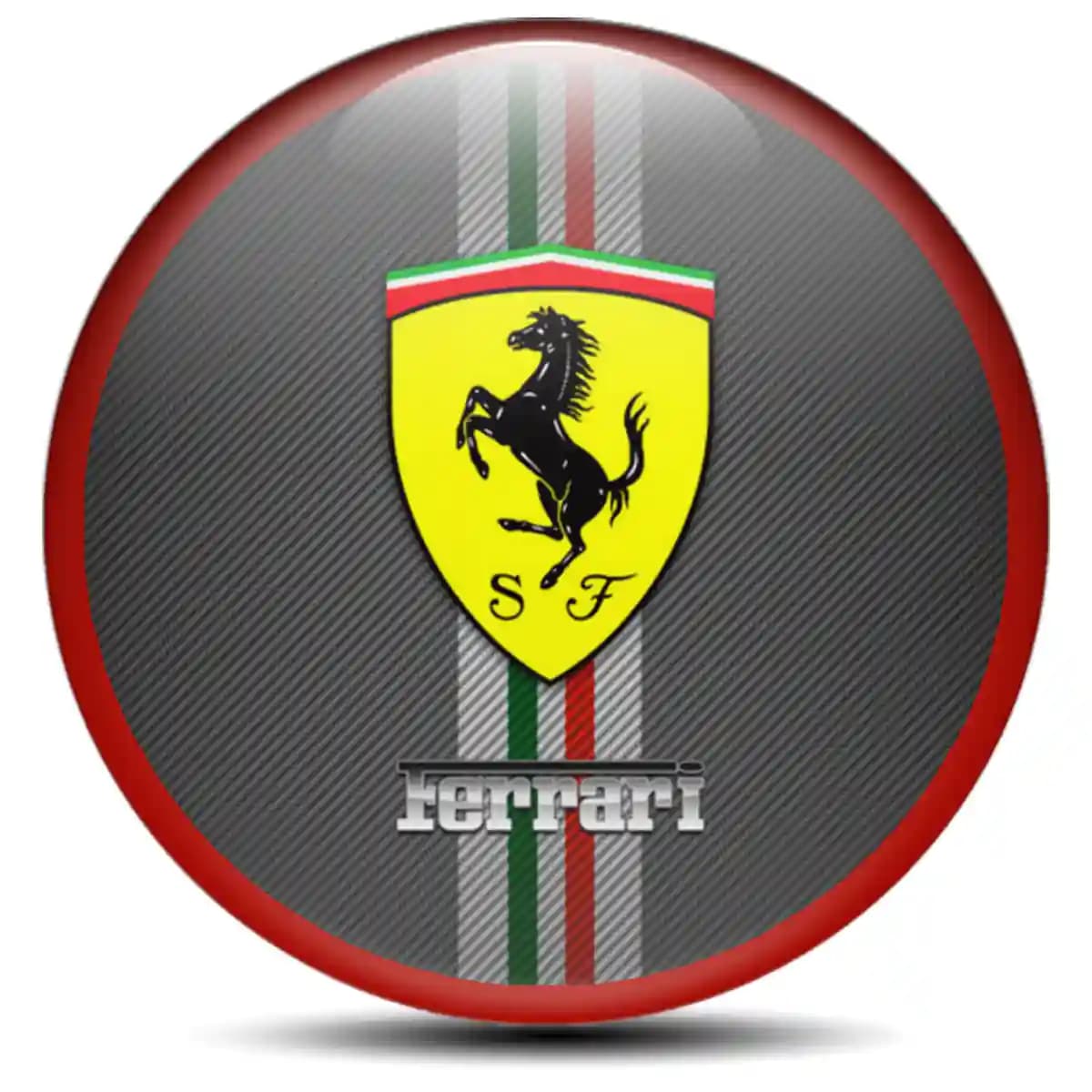 Ferrari Domed Emblem Self-Adhesive Premium Edition