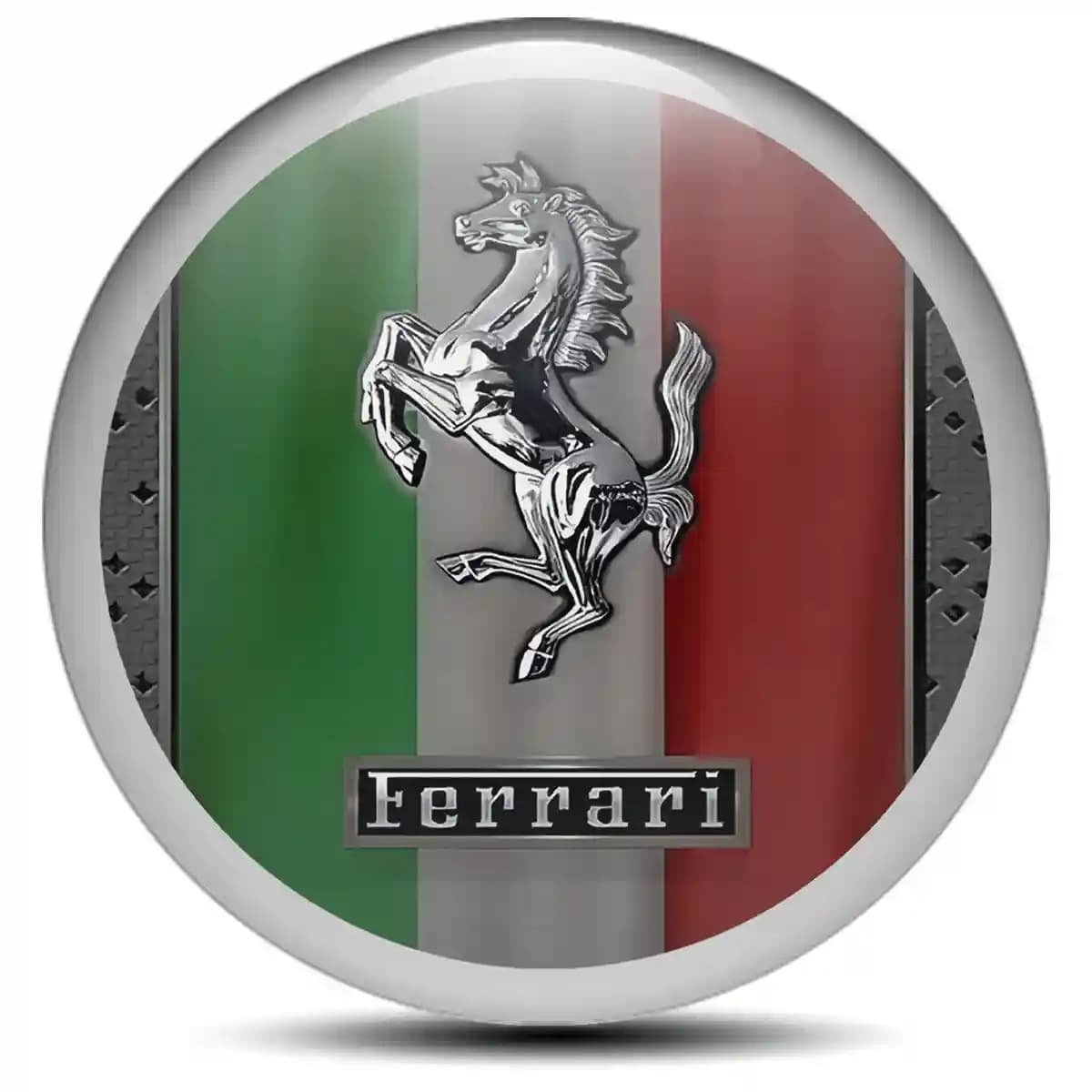 Ferrari Domed Sticker Luxury Edition