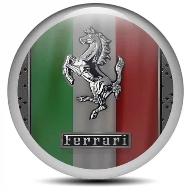 Ferrari Domed Sticker Luxury Edition